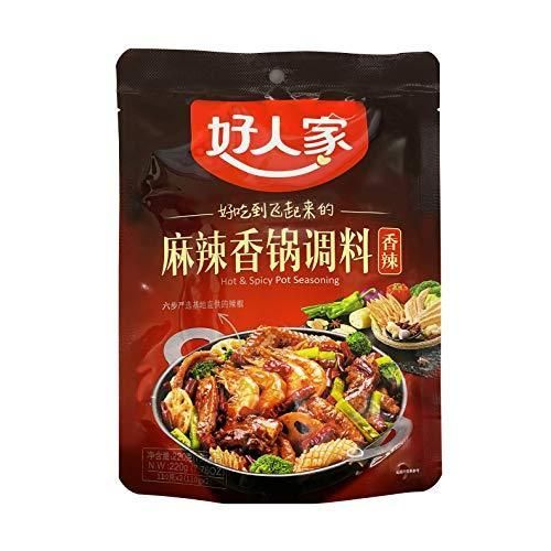 5個セット 好人家 麻辣鍋の素 220g 好人家麻辣香鍋調料220g 香辣(マーラー)味 - 5個