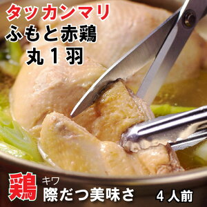 独楽 ぷるるん タッカンマリ 丸鶏 1羽 約1.6kg 4人前 お中元 コラーゲン 水炊き スープ お取り寄せグルメ 夏ギフト プレゼント 鶏鍋 セット 国産 ふもと赤どり みつせ鶏 美味しい 柔らかい 韓国食品 鶏だし トッポギ カルグス タデギ 鍋セット 韓国料理 おうち時間 疲労回復