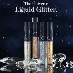 【rom&nd 公式代理店】ロムアンド ザユニバースリキッドグリッター romand THE UNIVERSE LIQUID GLITTER 全4色 韓国メイク 韓国コスメ グリッター アイシャドウ 涙袋