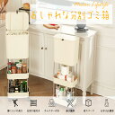 分別ゴミ箱 ゴミ箱 幅33x奥行21x高さ81.5cm スリム 塵箱 3段 蓋付き 収納棚 仕切り板付き ゴミ箱タワー キッチン 台所 ゴミが見えない 軽量 ポリ袋 キャスター式 大容量 組立簡単 防臭 隙間 お手入れ便利 クリームホワイト