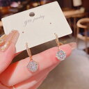 菱形ジルコンのファッション、軽くて豪華なイヤリング、シンプルなイヤリング、女性モデルのイヤリング、新しいモデル、ピアス、シンプルなイヤリング、高級感イヤリング、...