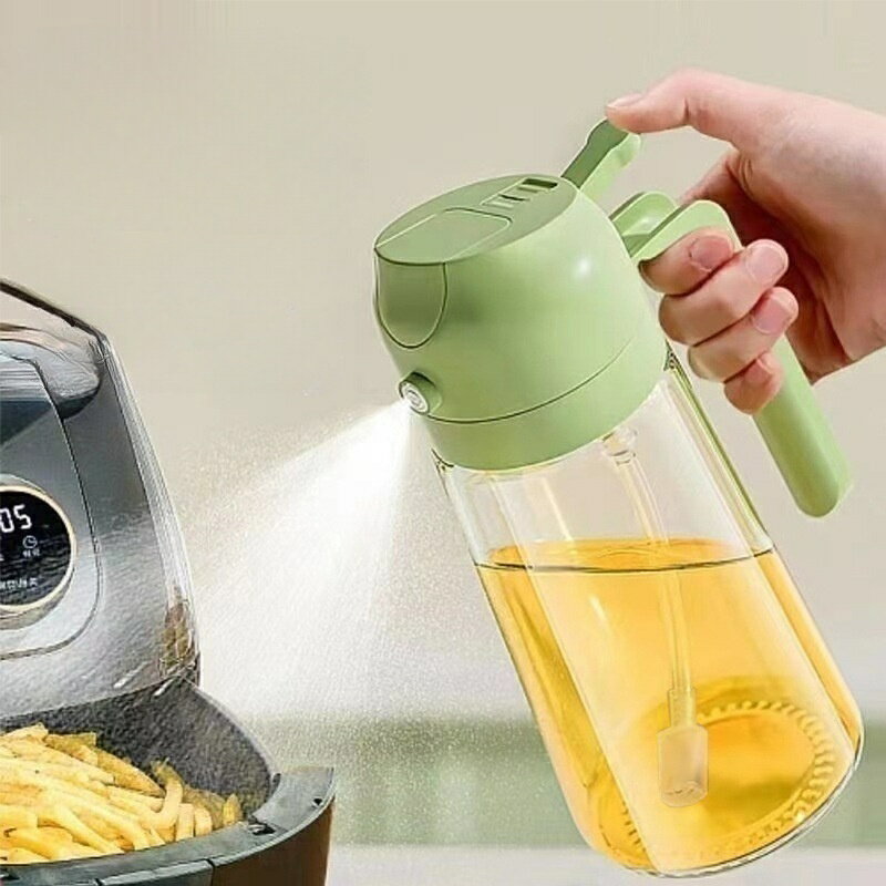 スプレースプレー両用ガラスボンベです、一体霧化スプレーポットです、キッチン用インジェクター、噴射..