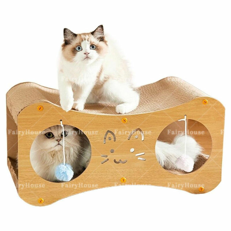 【送料無料】爪とぎ ハウス 猫 爪とぎ段ボール 高耐久 組立簡単 猫爪とぎ 爪研ぎ 爪とぎベッド ベッド ..