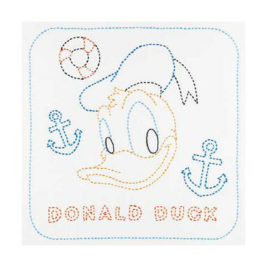 【オリムパスOLYMPUS】　刺し子「ディズニー刺し子キット」　226　ドナルドダック（白）【取寄せ品】【..