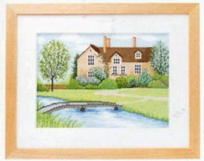 【オリムパス　7175】刺しゅうキット　フォー・シーズンズ「越智通子」コッツウォルズの夏　【取寄せ品】　【C3-7-122-1】U-OK