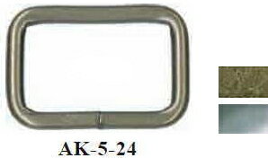 【イナズマINAZUMA】 角カン 4個入　25mm幅のテープが通せる AK-5-24 【取寄せ品】　【C3-8-120-1】