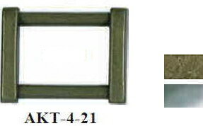 【イナズマINAZUMA】 角カン 4個入　20mm幅のテープが通せる AKT-4-21 【取寄せ品】　【C3-8-120-1】