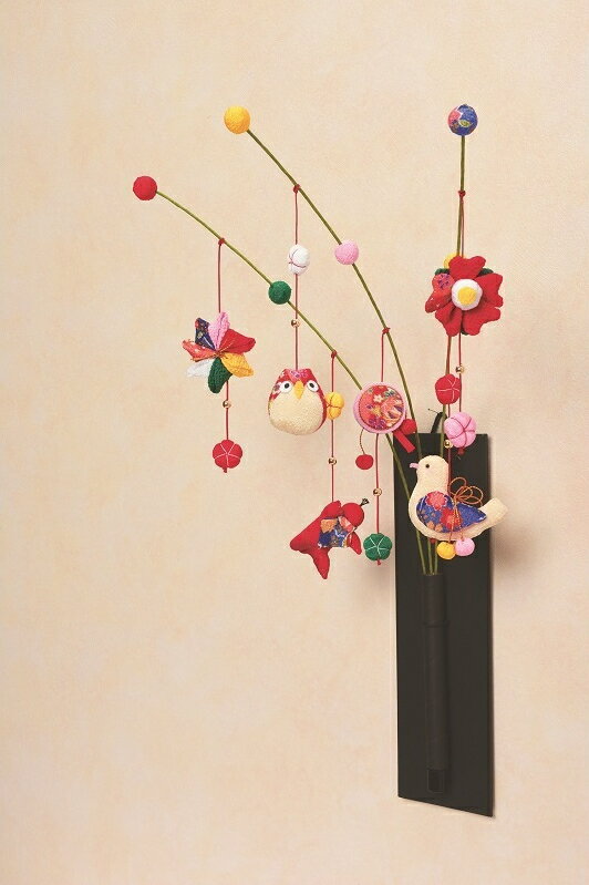 【パナミPanami】　京ちりめん　つり草飾り　福を招く　LH-439　【取寄せ品】【C3-7-120-1】U-OK