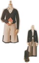 4730 【フィットパターンサン】 ニットワイド&ハーフパンツ(型紙)※伸び縮みする布地専用 【取寄せ品】 【C3-10-110-1】