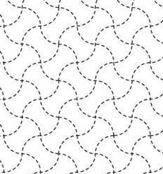 【オリムパスOLYMPUS】　刺し子「花ふきん布パック」　11　分銅つなぎ（ぶんどうつなぎ）（白）【C3-8-..