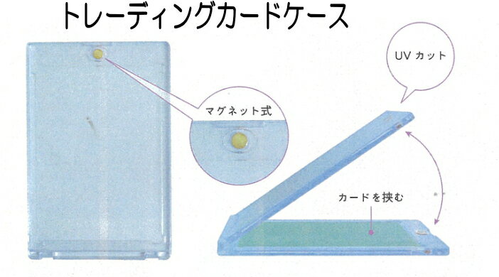 【KIYOHARA】トレーディングカードケース　デコレーションのベースに！マグネット式　UVカット機能　DW..