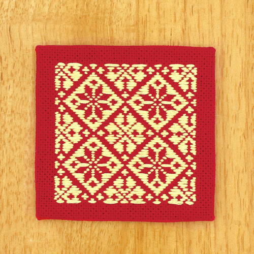 【オリムパスOLYMPUS】こぎんキット　29（ワイン）「コースター」【取寄せ品】【C3-7-122-1】U-OK