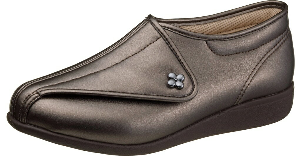 【送料無料】快歩主義 L011(3E)　アサヒシューズ　婦人用　ブロンズスムース　「撥水」