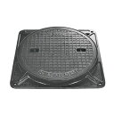 中部コーポレーション 重荷重用 Φ750 格子タイプ マンホール カバー 水封形 鎖付 CMD-2-750-b