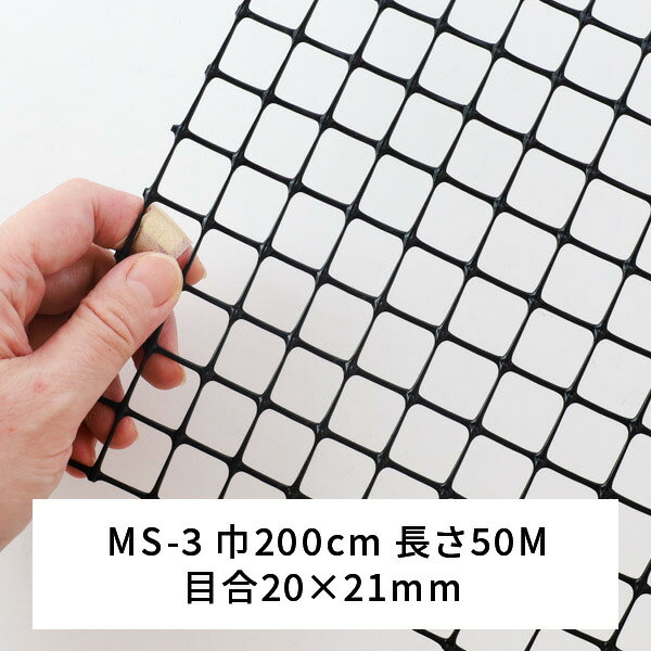 タキロンシーアイシビル ミキガード 成木用 MS-3 目合 20×21 巾200cm 長さ50m MS-3巾200cm