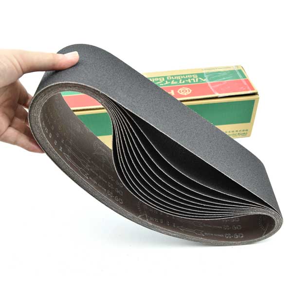 研磨ベルト10枚入 非鉄金属コンクリートアルミ用 60番 適用BG-100・BGH-100用(幅100x周長915mm） 93971..