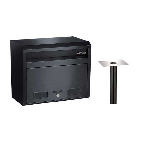 ステンレス ポスト 郵便受け ハッピー金属工業 スタンドセット スタンド埋め込み式 682-SB-642SB