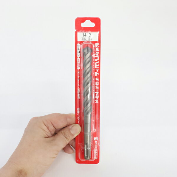 コンクリートドリルビット デルタゴンビットSDSプラス 刃先径14.0mm 全長166mm DLSDS140 ミヤナガ