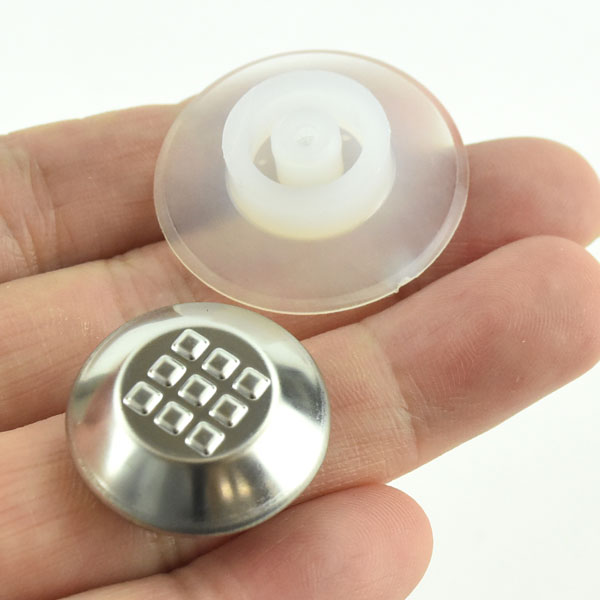 日本ハートビル 点字鋲 丸 タイルカーペット用 RSSNT-22TC 樹脂 ステンレスノンスリップカバー 25個単位