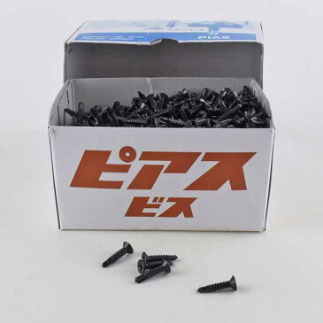 ピアス ステンレス SUS410 ピアスビス ドリル皿 全黒 ねじ径4mm 長さ19mm 1000本 71999
