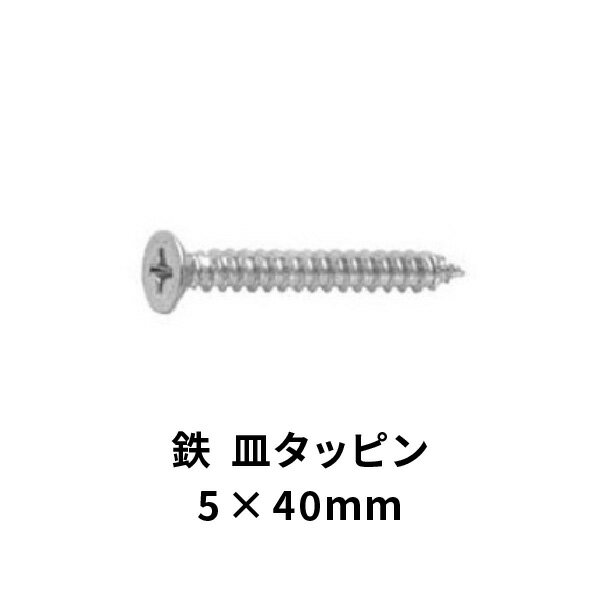 皿頭 タッピンねじ A 鉄 ユニクロメ
