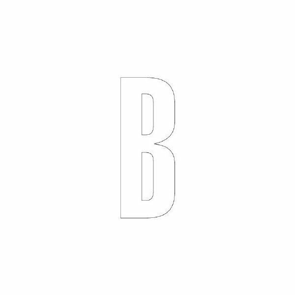 乐天商城 - ユニット アルファベットB 300×150 白 835-092W