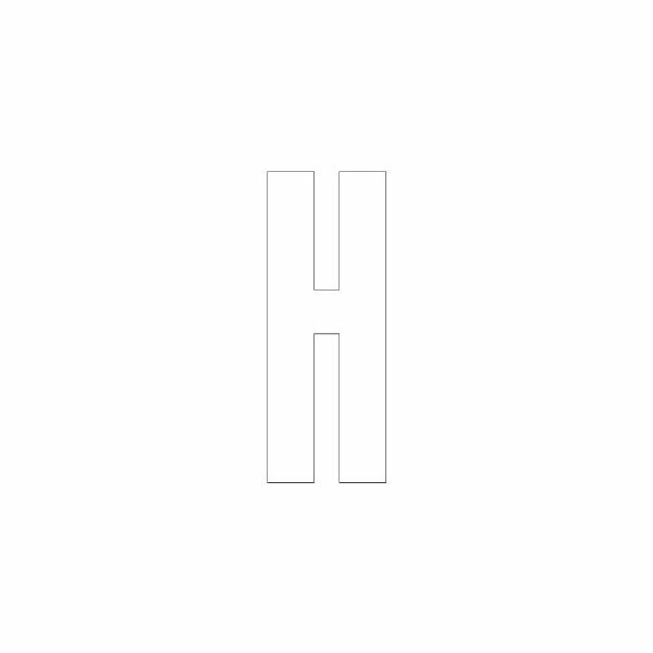 乐天商城 - ユニット アルファベットH 120×60 白 835-072W