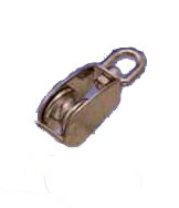 水本機械製 豆ブロック ステンレス 使用ロープ径 φ15 MB-50