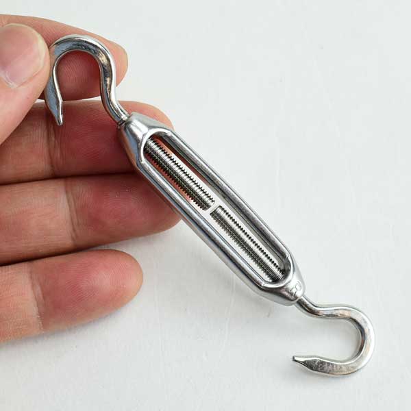 枠式 ターンバックル ステンレス フック＆フック TB-4HM SUS304 水本