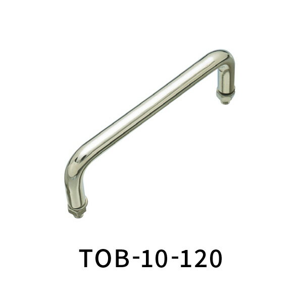 引き取手 ステンレス 鏡面 おねじ M6 水本 TOB-10-120 長さ 130mm 高 さ50mm