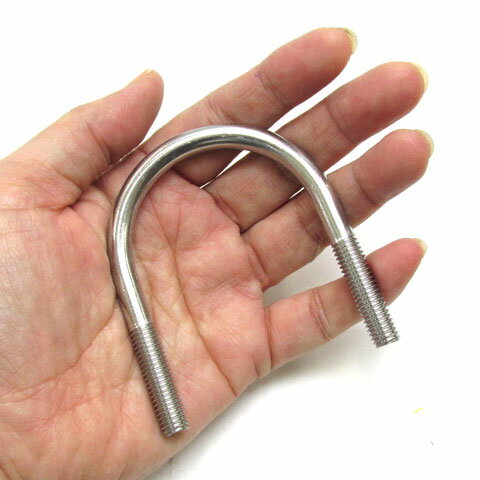 一般鋼管用Uボルト ステンレス 40A ネジ径M8 UK-8M40A 水本