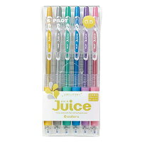 PILOT パイロット ジュース05(極細)ゲルインキボールペン メタリックカラー 6色セット
