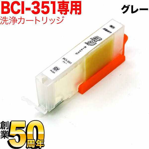 BCI-351GY専用 キヤノン用 BCI-351 プリンター目詰まり洗浄カートリッジ グレー用 PIXUS iP8730 PIXUS MG6300 PIXUS MG6330 PIXUS MG6530 PIXUS MG6730 PIXUS MG7130 PIXUS MG7530