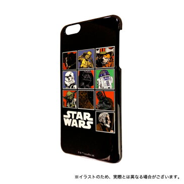 スター・ウォーズ iPhone6s Plus ／ iPhone6Plus対応シェルジャケット 総柄 【メール便送料無料】