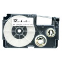 カシオ用 ネームランド 互換 テープカートリッジ XR-12WE ラベル 12mm／白テープ／黒文字
