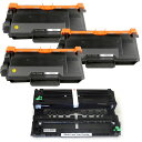 ブラザー用 TN-62J 84XXF200147 互換トナー 大容量 3本 & DR-60J 84XXJ000147 互換ドラム お買い得セット トナー3個&ドラム HL-L5100DN HL-L5200DW HL-L6400DW