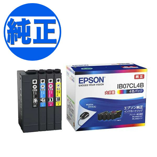 5/20100%ݥȥХåץȥ꡼EPSON  IB07 󥯥ȥå  4å IB07CL4B PX-M6010F PX-M6011F PX-S6010