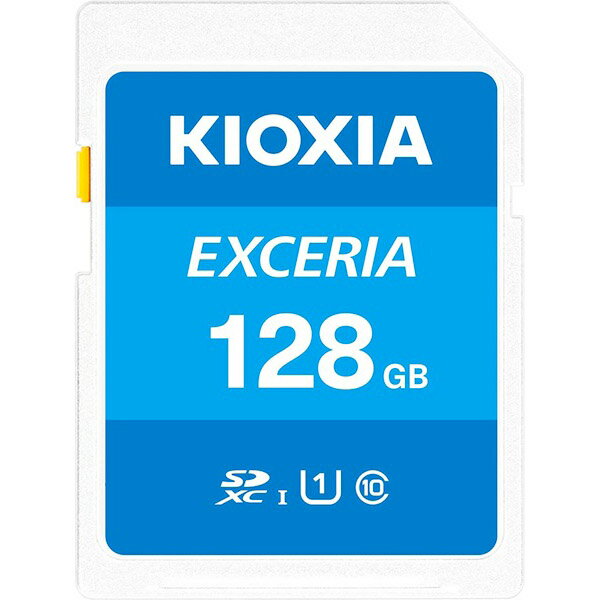 KIOXIA キオクシア(旧東芝) SDカード Exceria SDXC U1 R100 C10 フルHD 高速読み取り 100MB/s 128GB LNEX1L128GG4