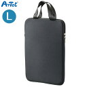 アーテック Artec PCタブレット用クッションケース L ブラック 91691