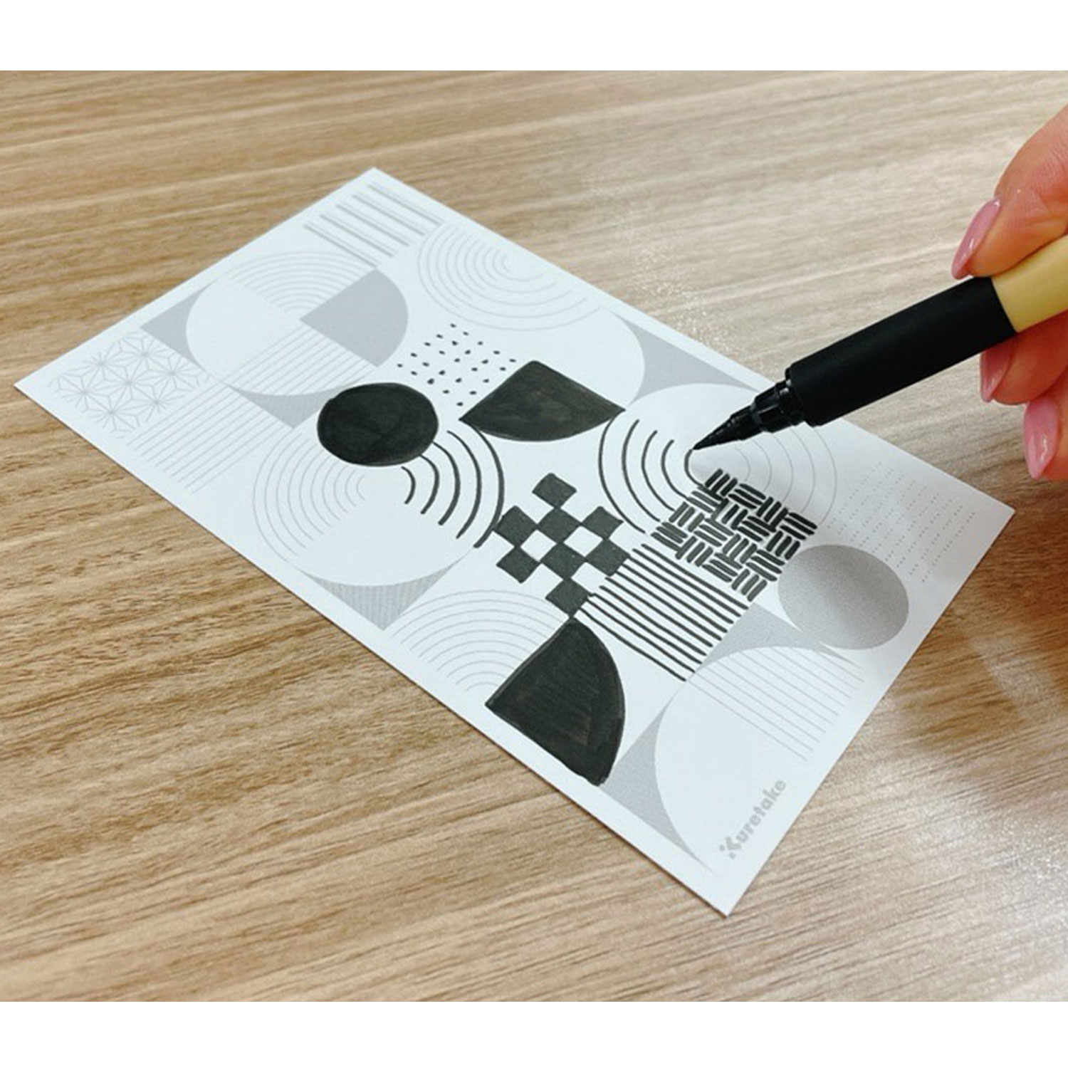 【楽天市場】【取り寄せ品】呉竹 Kuretake BIMOJI FUDE PEN Assorted set 美文字筆ぺん 5本セット XT ...