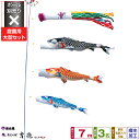 徳永鯉のぼり 吉兆鯉 7m 6点セット 庭園用大型セット ポール別売り 2026年初節句 端午の節句 こどもの日 こいのぼり