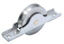 FROG ステンコの字枠高級ベアリング入りA戸車 ステンレス車 丸型 平型 30mm 36mm 42mm 玄関 室内ドア 甲丸レール用 引戸 交換 取替 DIY...