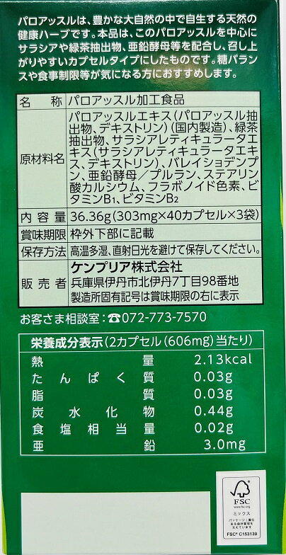 ニュー マグマ パロアッスル　120カプセル　緑茶抽出物配合でさらにパワーアップ