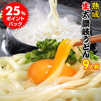 讃岐 熟成 ちょい生太 うどんドーンと9食 便利な個包装 300g×3袋 900g 送料無料 最...