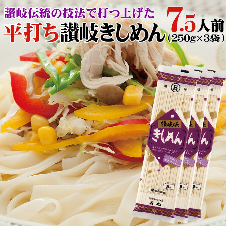 【ポッキリ1000円祭】 讃岐味 きしめん つゆなしセット（7.5人前）ネコポス【送料無料】★★