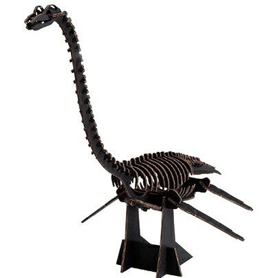 ハコモ　BLACK LABEL フタバスズキリュウ （ブラック）ダンボール　おもちゃ　知育玩具　模型 インテリ..