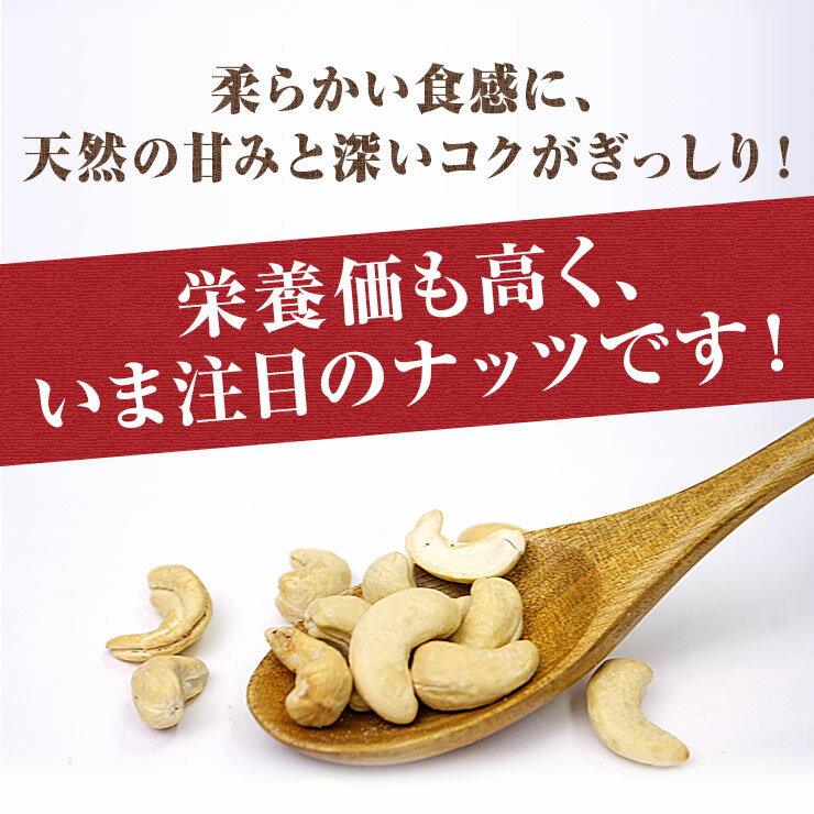 カシューナッツ(生) 500g 無添加 ナッツの紹介画像2