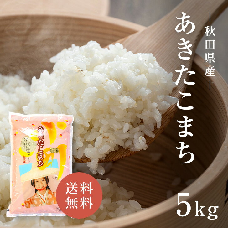 あきたこまち 秋田県産 令和5年産 あきたこまち 5kg 白米 送料無料 精米 おいしい 国産米 国内産 単一原料米 秋田県産あきたこまち 秋田県 アキタコマチ プレゼント ギフト お米 5kg 米 5キロ 米庄 5キロ 楽天学割