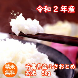 ふさおとめ玄米5kg精米千葉県産令和2年産 ♯販路多様化 対策事業