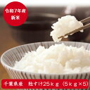 令和7年産 新米入荷!ちばの新品種 粒すけ 無洗米 25kg(5kg×5)【当店オススメ】【売れ筋】※九州・北海道発送不可※